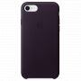 Husă originală din piele, pentru Apple iPhone SE (2020/2022) / 8 / 7 - violet