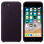 Husă originală din piele, pentru Apple iPhone SE (2020/2022) / 8 / 7 - violet