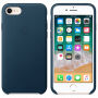 Husă originală din piele, pentru Apple iPhone SE (2020/2022) / 8 / 7 - albastru spaţial