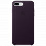 Husă originală din piele, pentru Apple iPhone 8 Plus / 7 Plus - violet