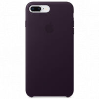 Husă originală din piele, pentru Apple iPhone 8 Plus / 7 Plus - violet