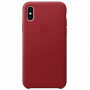 Husă originală din piele, pentru Apple iPhone XS / iPhone X - roşu