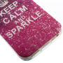 Carcasă elegantă pentru Apple iPhone 5 / 5S / SE (2016) - Keep Calm and Sparkle