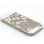 Carcasă cu relief de diamant, pentru Apple iPhone 5 / 5S / SE (2016) - Model floral