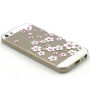 Carcasă cu relief de diamant, pentru Apple iPhone 5 / 5S / SE (2016) - Model floral