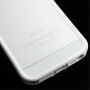 Husă / carcasă, cadru de protecţie, pentru Apple iPhone 5 / 5S / SE (2016) – albă / transparentă