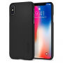 Carcasă ultra subţire rezistentă Spigen, pentru Apple iPhone XS / iPhone X - negru