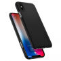 Carcasă ultra subţire rezistentă Spigen, pentru Apple iPhone XS / iPhone X - negru