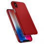 Carcasă ultra subţire rezistentă Spigen, pentru Apple iPhone XS / iPhone X - roşu