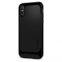 Carcasă premium rezistentă Spigen Neo, pentru Apple iPhone XS / iPhone X - negru lucios