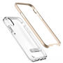 Carcasă de protecţie Spigen, cu stativ magnetic, pentru Apple iPhone XS / iPhone X - auriu