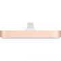 Staţie de andocare originală pentru iPhone, cu conector lightning, - auriu