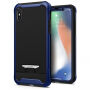 Carcasă de protecţie Spigen Signature, din plastic şi policarbonat, pentru Apple iPhone XS / iPhone X - albastru