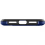 Carcasă de protecţie Spigen Signature, din plastic şi policarbonat, pentru Apple iPhone XS / iPhone X - albastru