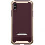 Carcasă de protecţie Spigen Signature, din plastic şi policarbonat, pentru Apple iPhone XS / iPhone X - auriu