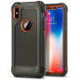Carcasă de protecţie super rezistentă Spigen Armor, cu colţuri întărite, pentru Apple iPhone XS / iPhone X - verde