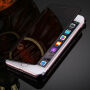 Husă flip tip oglindă, pentru Apple iPhone 8 / 7 - negru