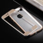 Carcasă din plastic pentru iPhone 8 / 7 cu protecţie 360° - protejează partea din faţă şi cea din spate - auriu