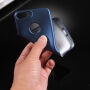 Carcasă din plastic pentru iPhone 8 Plus / 7 Plus cu protecţie 360° - protejează partea din faţă şi cea din spate - albastru închis