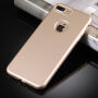 Carcasă din plastic pentru iPhone 8 Plus / 7 Plus cu protecţie 360° - protejează partea din faţă şi cea din spate - auriu