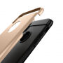 Carcasă de protecţie rezistentă, pentru iPhone XS / iPhone X - textură şlefuită - verde închis