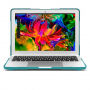 Husa rezistenta la impact cu picioare rabatabile, pentru MacBook Pro 13" (A1706 / A1708 / A1989 / A2159) - turcoaz