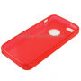 Carcasă de protecţie din plastic "S line" pentru iPhone 5 / 5S / SE (2016) - roşu