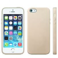 Carcasă cu design original Apple, pentru iPhone 5 / 5S / SE (2016) - bej