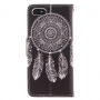 Husă cu stativ integrat şi cu buzunar de acte, pentru Apple iPhone 5 / 5S / SE (2016) – dreamcatcher