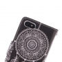 Husă cu stativ integrat şi cu buzunar de acte, pentru Apple iPhone 5 / 5S / SE (2016) – dreamcatcher