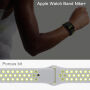 Curea silicon, pentru Apple Watch 42mm / 41mm / 40mm / 38mm - roşu-negru