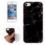 Carcasă de protecţie din plastic, pentru iPhone 5 / 5S / SE (2016) - marmură neagră
