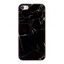 Carcasă de protecţie din plastic, pentru iPhone 5 / 5S / SE (2016) - marmură neagră