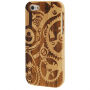 Carcasă din lemn pentru Apple iPhone 5 - steampunk