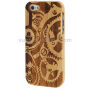 Carcasă din lemn pentru Apple iPhone 5 - steampunk