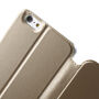 Husă din piele, cu deschidere flip, pentru Apple iPhone 6 / 6S – champagne