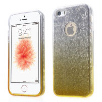 3v1 třpytivý kryt pentru iPhone 5 / 5S / SE (2016) - galben