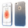 3v1 třpytivý kryt pentru iPhone 5 / 5S / SE (2016) - albastru