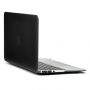 Carcasă mată LENTION, pentru MacBook Air 13" (model A1369 / A1466) - negru