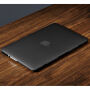 Carcasă mată LENTION, pentru MacBook Air 13" (model A1369 / A1466) - negru