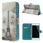 Husă portofel, cu suport, pentru Apple iPhone 6 / 6S – Paris şi Turnul Eiffel