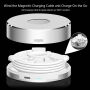 Powerbank, stativ încărcător şi carcasă de protecţie 3 în 1, pentru Apple Watch - argintiu