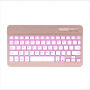 Husă din piele artificială, cu tastatură wireless, pentru Apple iPad 9.7 / iPad Pro 9.7 / iPad Air / iPad Air 2 - roz-auriu