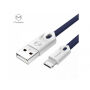 Cablu USB MCDODO, de sincronizare şi încărcare, pentru Apple iPhone - 1m - albastru