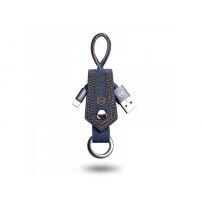 Cablu USB MCDODO, de sincronizare şi încărcare, pentru Apple iPhone - 15cm - denim