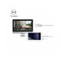 Cablu USB MCDODO, cu conectori lightning / micro USB / USB-C, pentru Apple iPhone - 1m - alb