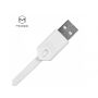 Cablu USB MCDODO, cu conectori lightning / micro USB / USB-C, pentru Apple iPhone - 1m - alb