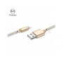 Cablu USB MCDODO, cu doi conectori lightning, pentru Apple iPhone - 1m - auriu
