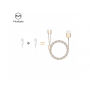Cablu USB MCDODO, cu doi conectori lightning, pentru Apple iPhone - 1m - auriu