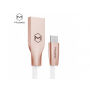 Cablu USB MCDODO, cu conector USB-C, pentru Apple MacBook - 1m - alb-auriu